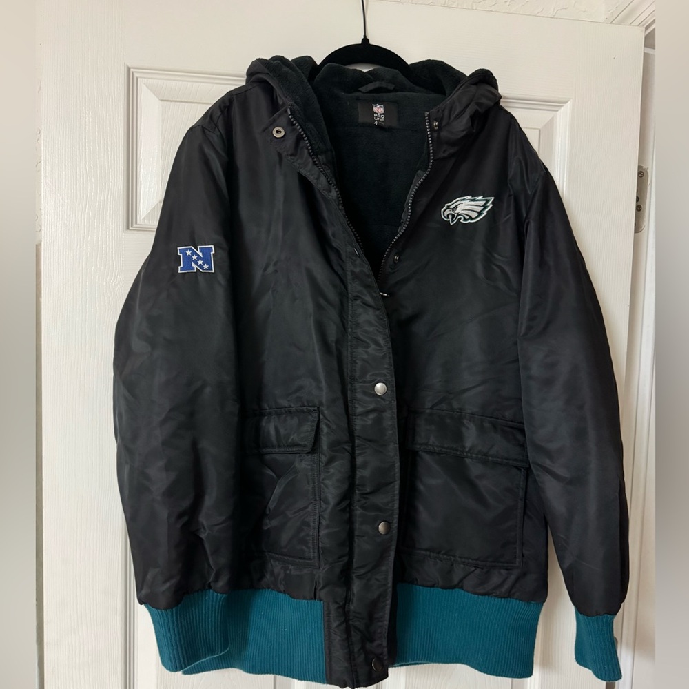 NFL PHOLADELPHIA EAGLES Pro Line NFL Black Jacket XL